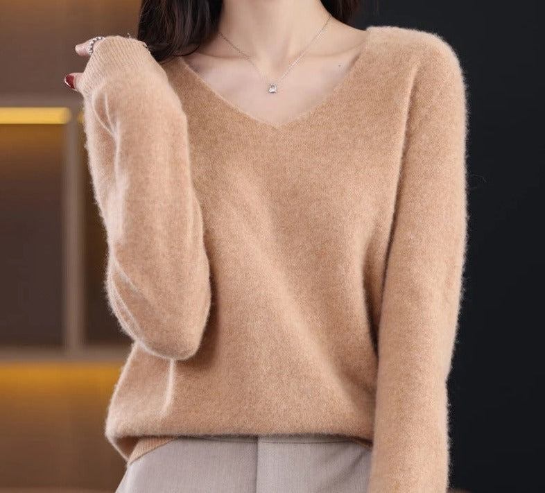 Cozy Vibes Pullover Wool Sweater Top