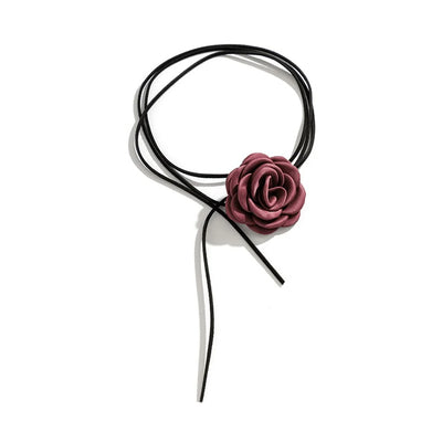 Rare Rose 3D Choker Necklace