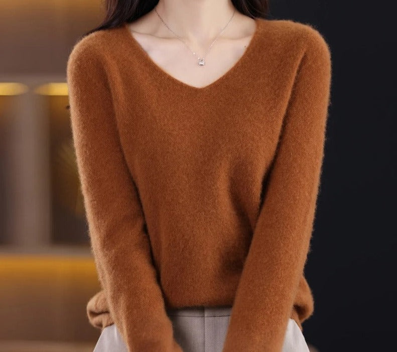 Cozy Vibes Pullover Wool Sweater Top