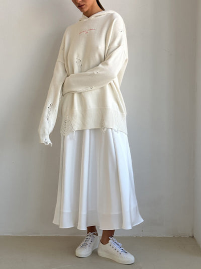 Dreamy Soft Satin Full Maxi Skirt