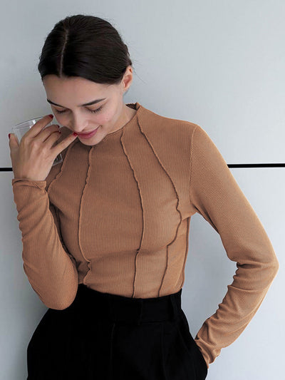Classy Excellence Pleated Long Sleeves Top