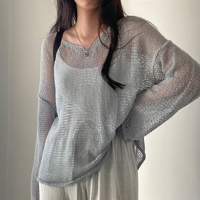 Adalia Crochet Layer-Up Pullover Top
