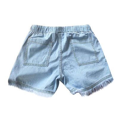 Coco Boho Tassel Soft Denim Shorts bottoms
