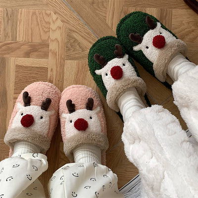 Coco Christmas Reindeer Comfy Slippers