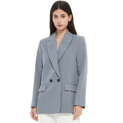 Coco Suit Your Style Oversized Blazer coat gray / L