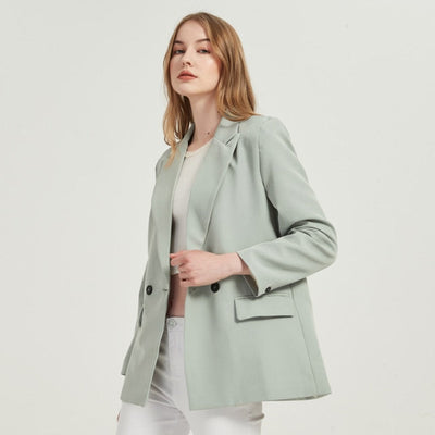 Coco Suit Your Style Oversized Blazer coat Mint / L