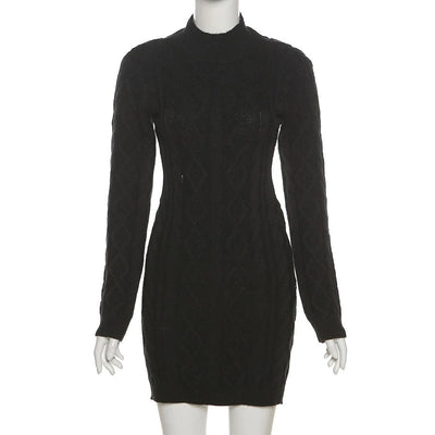 Coco Katrina Backless Cutout Sweater Dress Coco dress Black / S