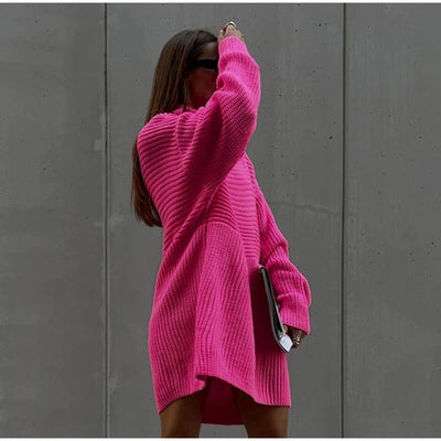 Coco Kaylee Knitted Turtleneck Sweater Mini Dress Coco dress