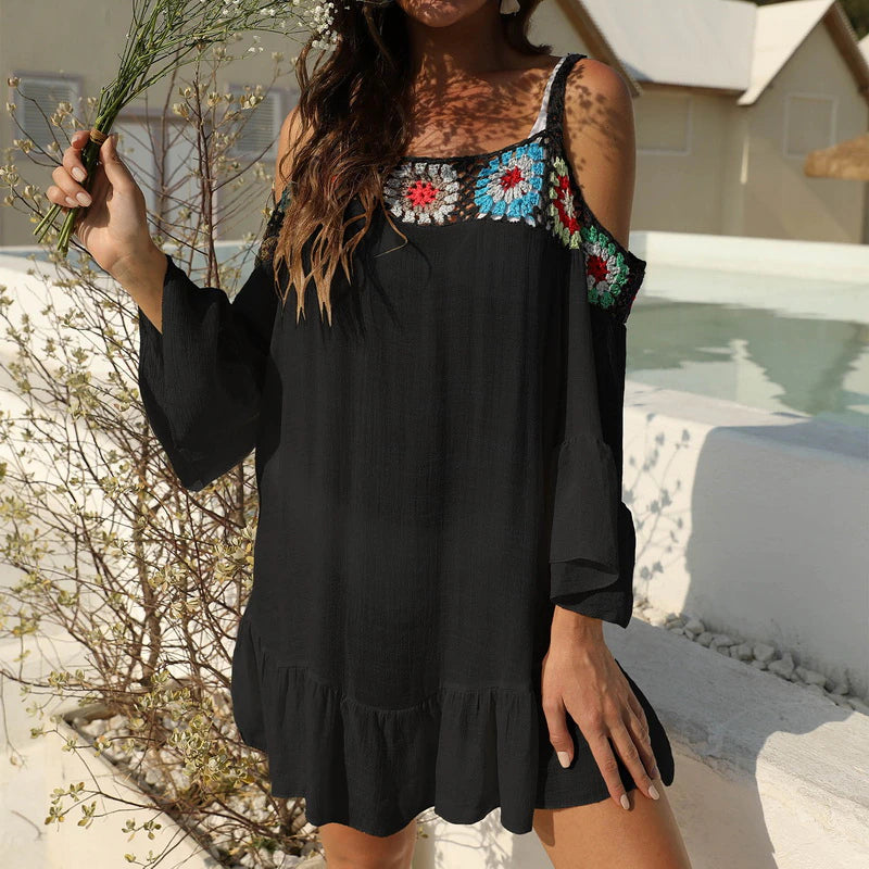 Coco Worth My Time Crochet Beach Cover Up Coco dress