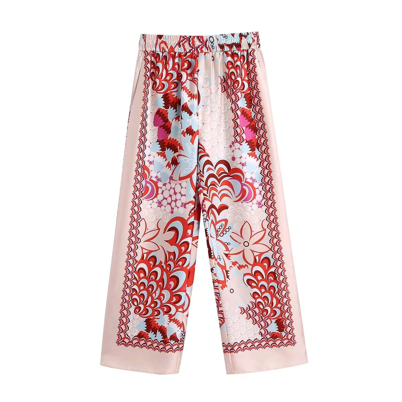Coco Silky Floral Print Set Coco Set Trouser / XS