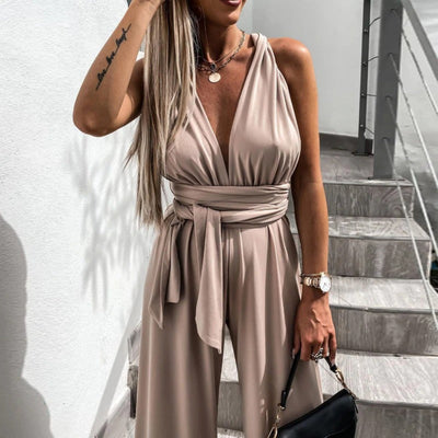 Coco Vacay mode backless jumpsuit Jumpsuit