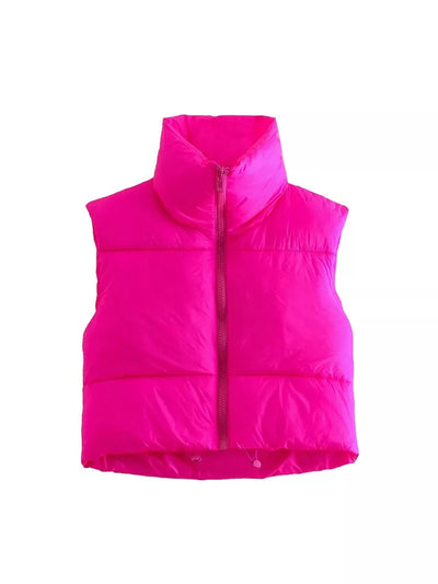 Coco Style Expedition Puffer Vest Puffer Pink / S