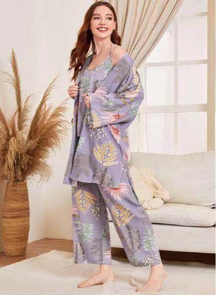 Coco Pamper Yourself in Floral Print Pajamas Set Sleepwear & Loungewear 10 / S