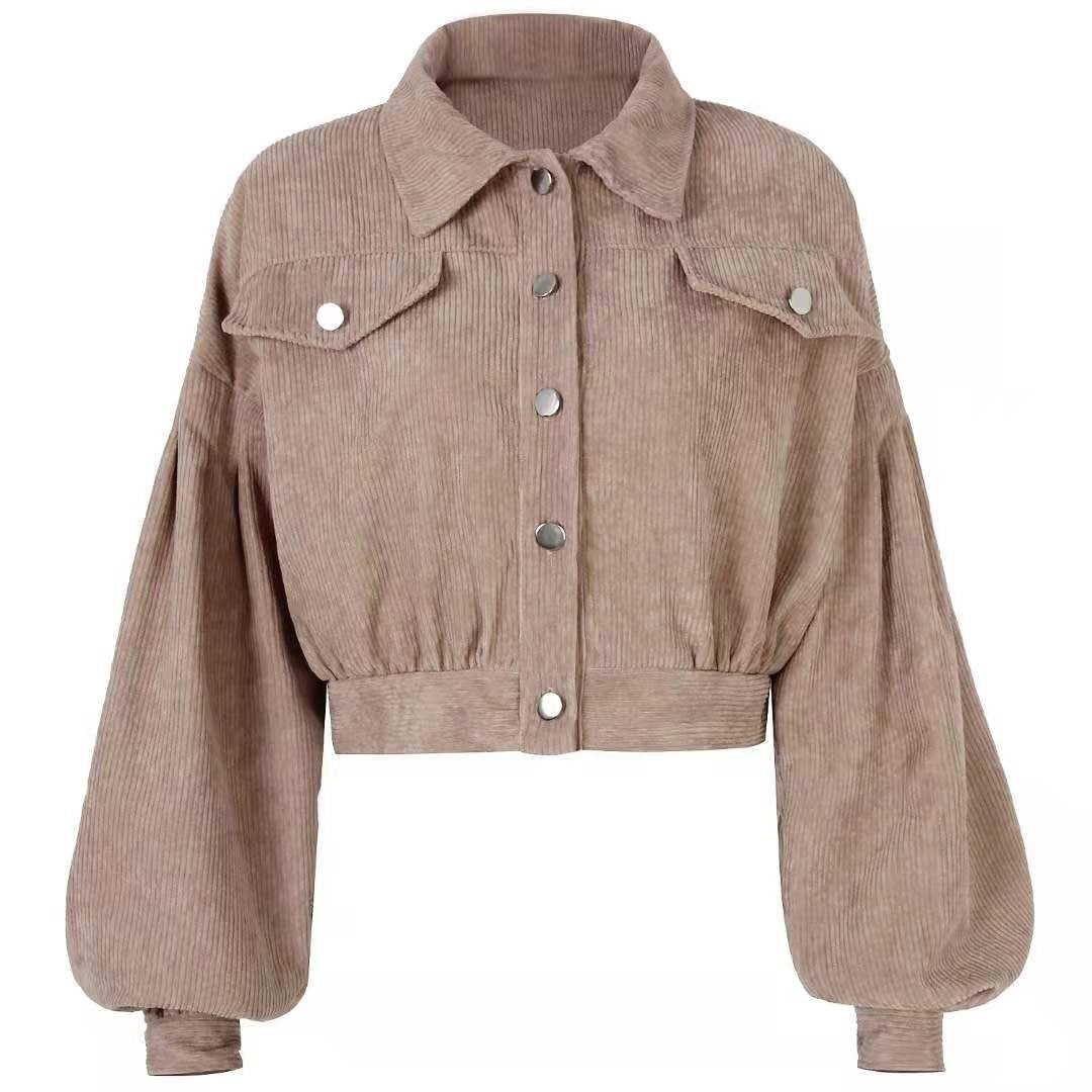 Coco Heard About You Corduroy Short Jacket Sweater