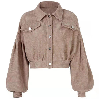 Coco Heard About You Corduroy Short Jacket Sweater