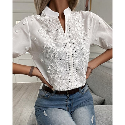 Coco Boho Billie Embroidered Lace Blouse Tops