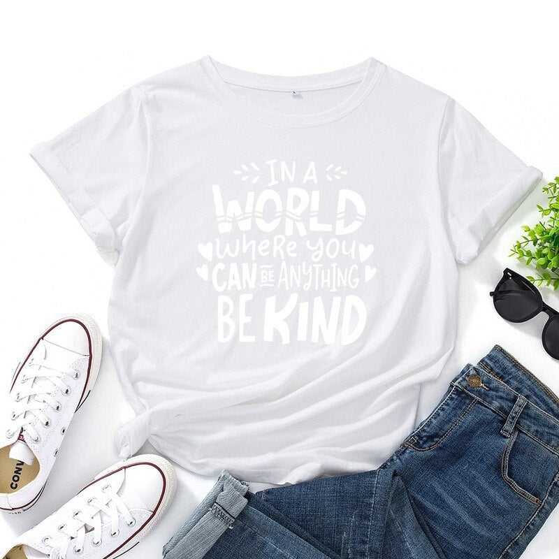 Coco Be Kind Graphic T-Shirt tshirt White / S