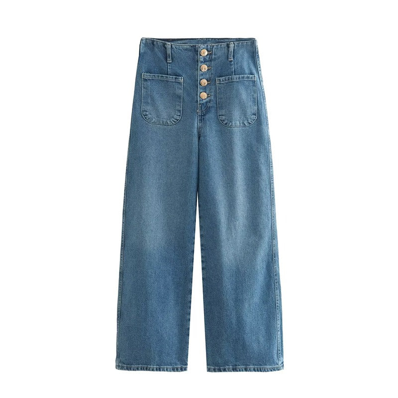COCO Far Out High Rise Wide Leg Jeans